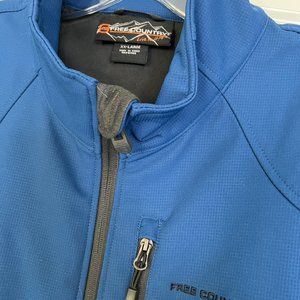 FREE COUNTRY Men's Fleece Lined Jacket EUC Size XXLarge